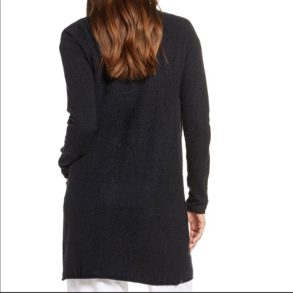 Barefoot Dreams CozyChic Lite Black Cardigan Sweater Women Size L Open Longline - Picture 5 of 12